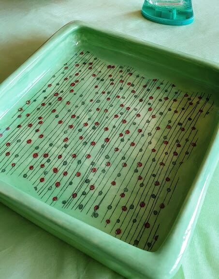 ceramic transfer dots and lines