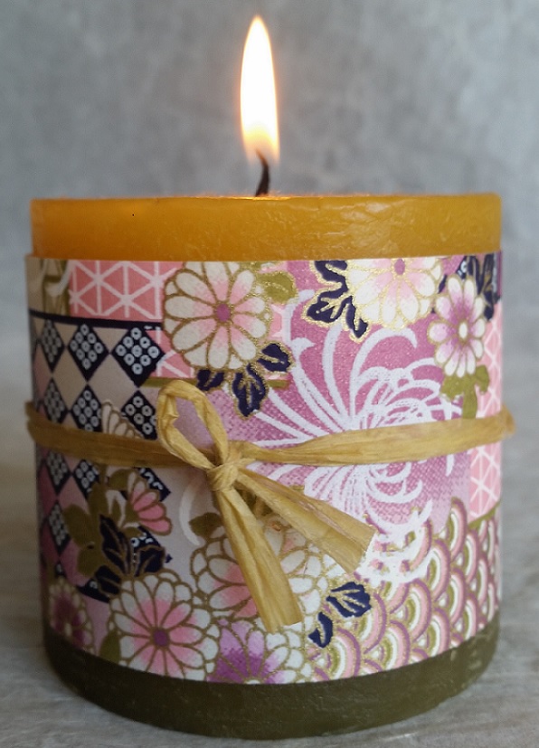 candle yuzen decoration
